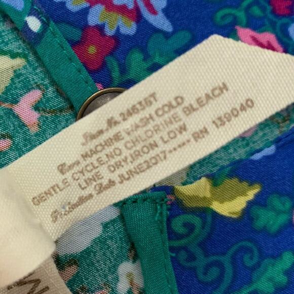 Matilda Jane Women Long Sleeve Babydoll Blouse Top Boho Holiday Green Medium - Picture 6 of 7